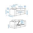 JÄTTEBO 2-seat modular sofa