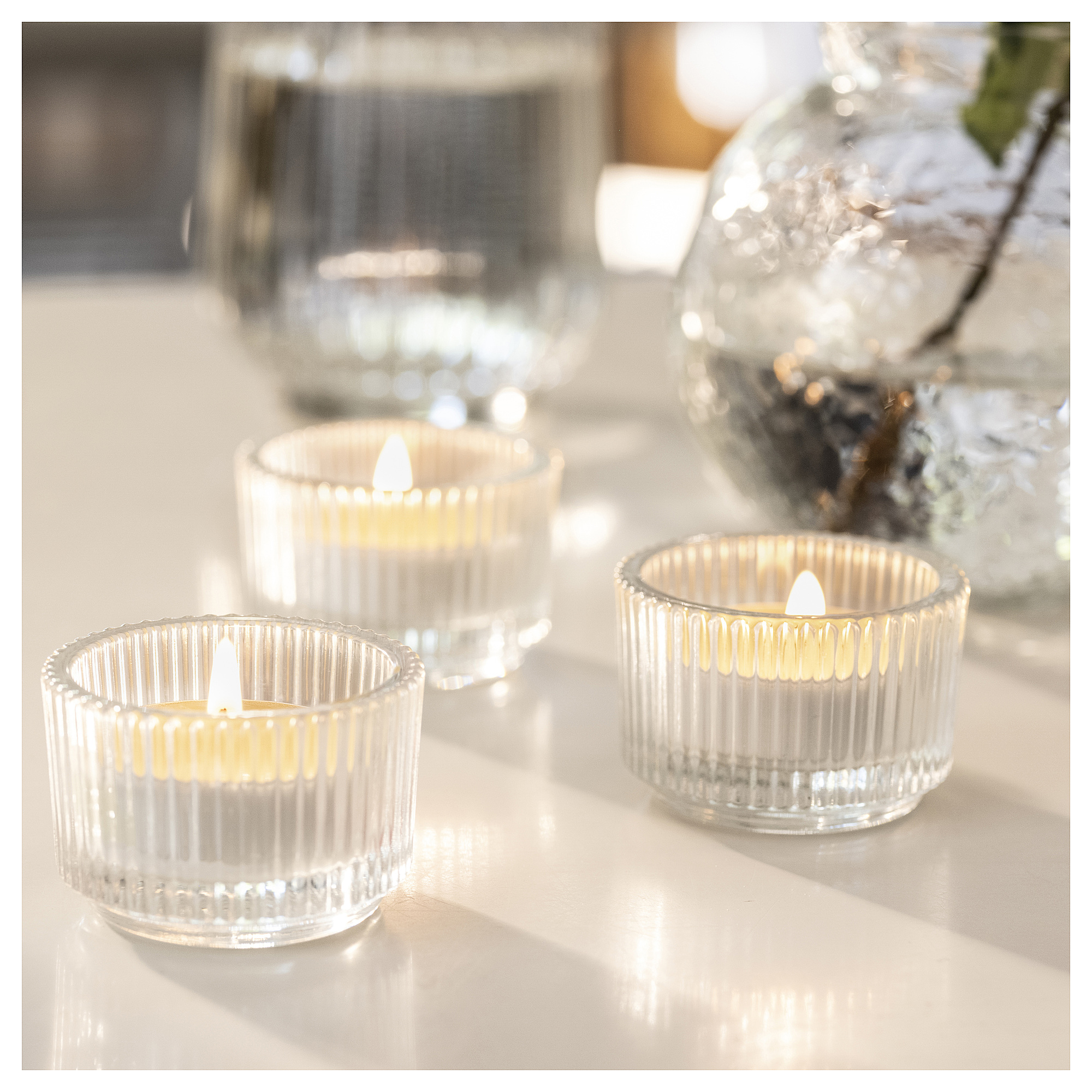 LÖVSKOGSLUND scented tealight
