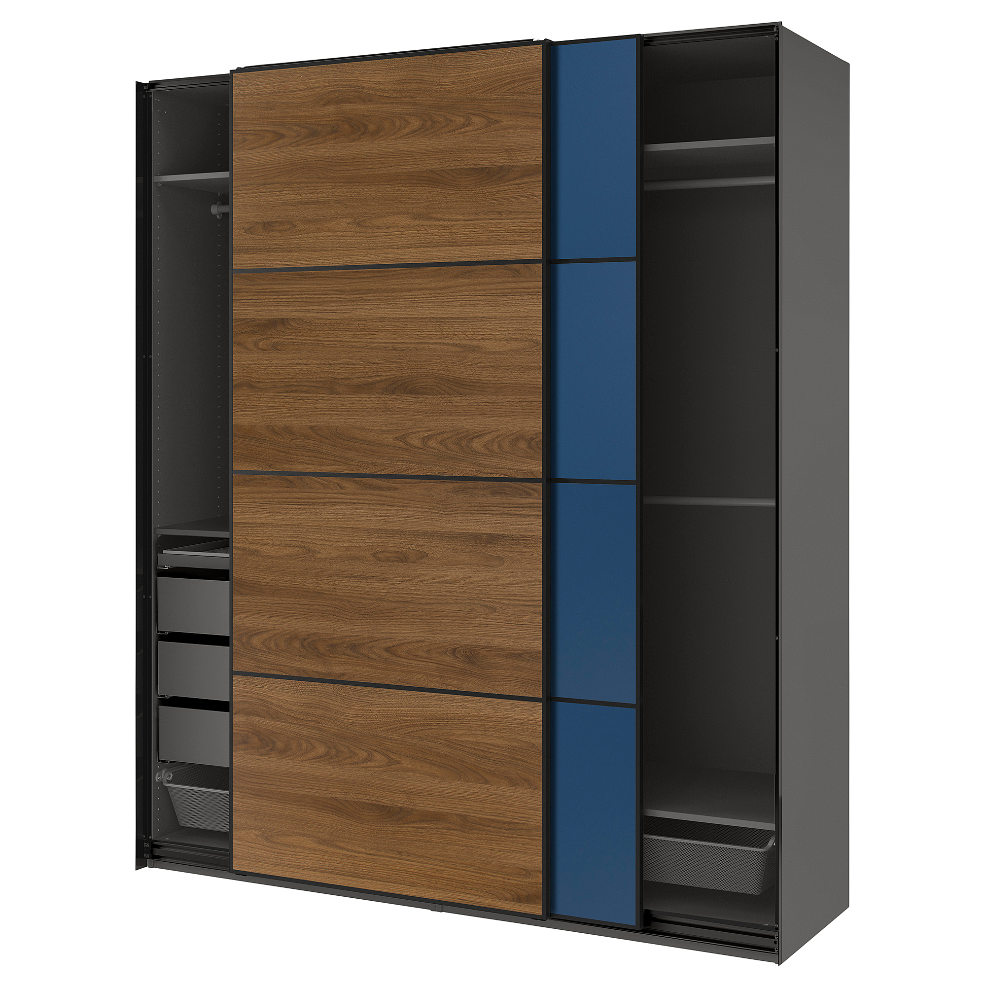 PAX/MEHAMN/AULI wardrobe with sliding doors