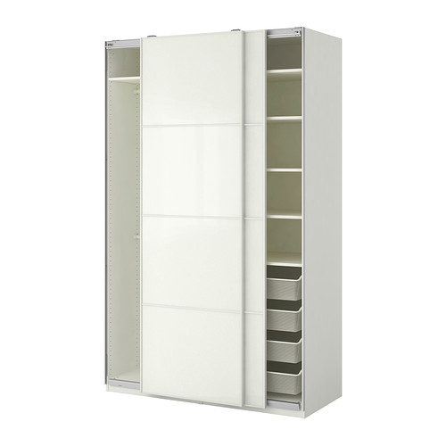 PAX - 衣櫃/衣櫥, 白色/Färvik 白色玻璃 | IKEA 線上購物 - PE423380_S4