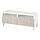 BESTÅ - TV bench with drawers, white/Bergsviken/Stubbarp beige | IKEA Taiwan Online - PE817390_S1