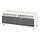 BESTÅ - TV bench with drawers, white/Bergsviken/Stubbarp black | IKEA Taiwan Online - PE817384_S1