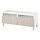 BESTÅ - TV bench with drawers, white/Bergsviken/Ösarp beige | IKEA Taiwan Online - PE817391_S1