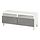 BESTÅ - TV bench with drawers, white/Kallviken/Stubbarp dark grey | IKEA Taiwan Online - PE817393_S1