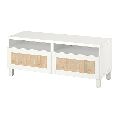 BESTÅ - TV bench with drawers, white/Studsviken/Stubbarp white | IKEA Taiwan Online - PE817385_S4