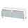 BESTÅ - TV bench with drawers, white/Selsviken/Stubbarp light grey-blue | IKEA Taiwan Online - PE817397_S1