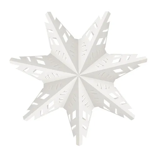 STRÅLA - lamp shade, snowflake, 48 cm | IKEA Taiwan Online - PE817424_S4