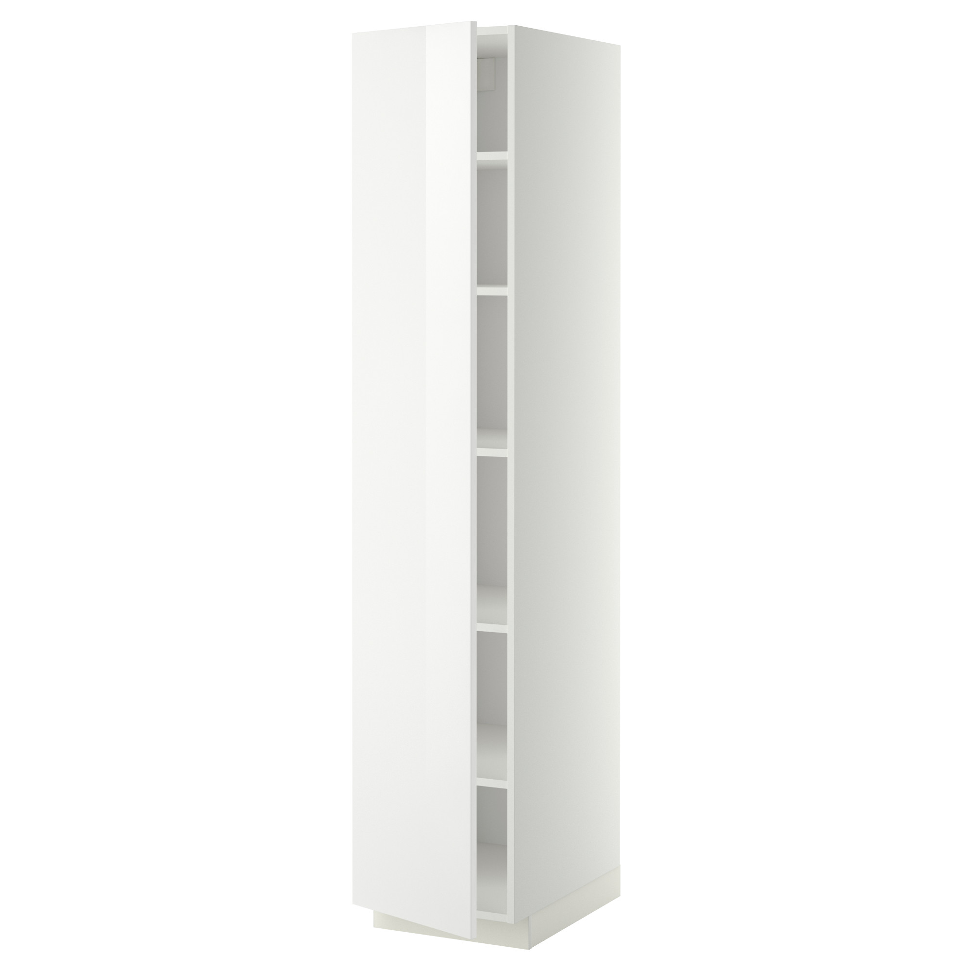 METOD high cabinet with shelves