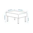 GLOSTAD 2-seat sofa with chaise longue