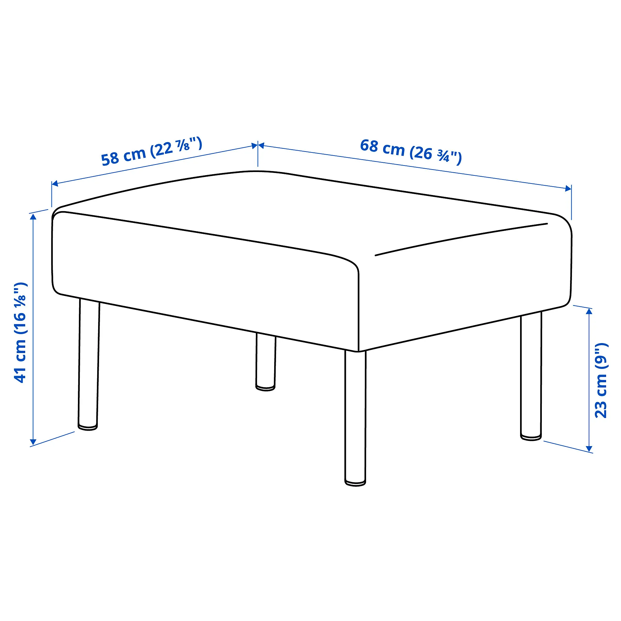 GLOSTAD 2-seat sofa with chaise longue