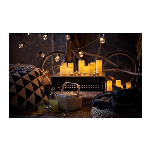 GODAFTON - LED燭燈 室內/戶外用, 電池式/自然色 | IKEA 線上購物 - PH153068_S4