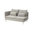 SÖDERHAMN compact 3-seat sofa with open end