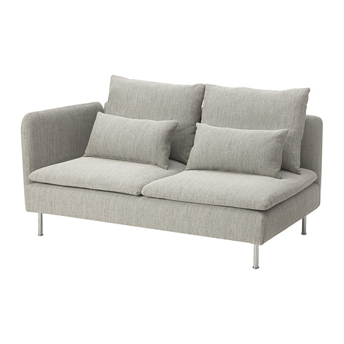 SÖDERHAMN compact 3-seat sofa with open end