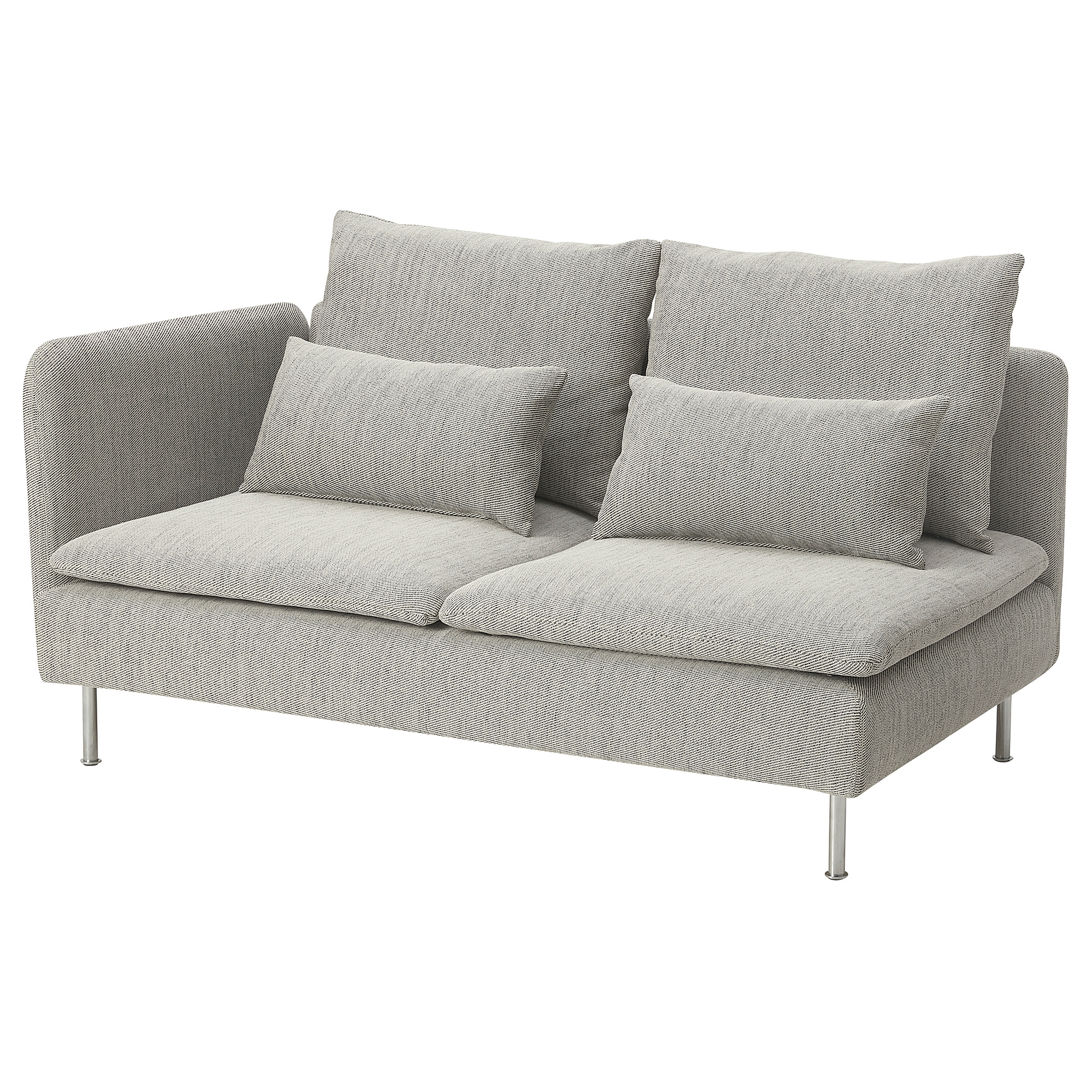 SÖDERHAMN compact 3-seat sofa with open end