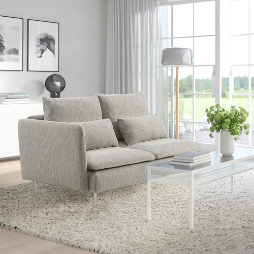 SÖDERHAMN compact 3-seat sofa with open end