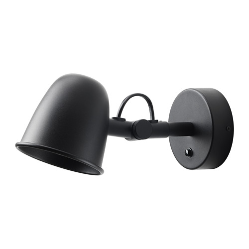 SKURUP - wall lamp, wired-in installation, black | IKEA Taiwan Online - PE722003_S4