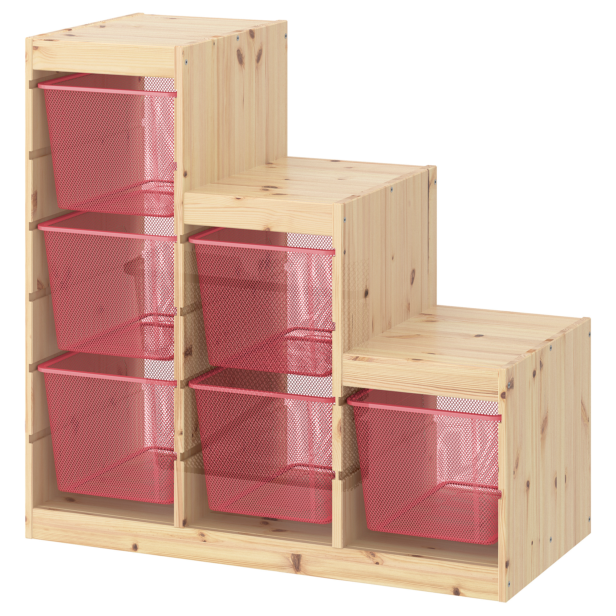 TROFAST storage combination with boxes