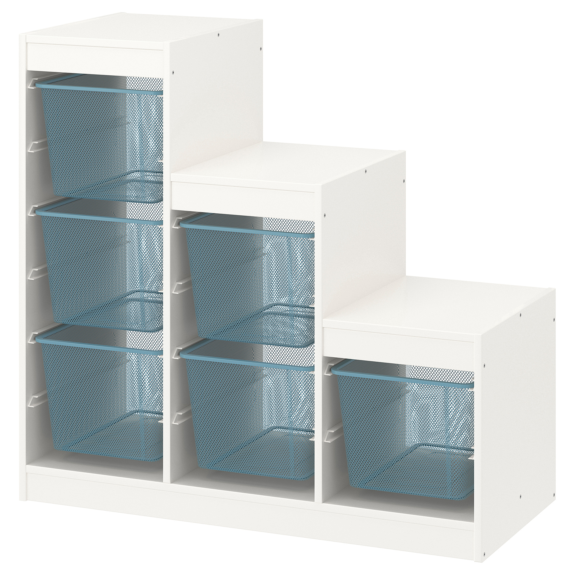 TROFAST storage combination with boxes