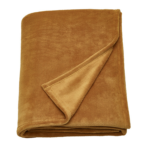 TRATTVIVA - bedspread, yellow-brown, 150x250 cm | IKEA Taiwan Online - PE899159_S4