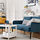 GLOSTAD - 雙人座沙發, Knisa 藍色 | IKEA 線上購物 - PE817504_S1