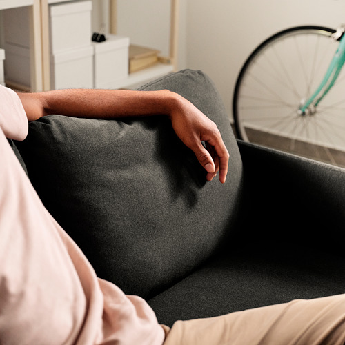 GLOSTAD - 雙人座沙發, Knisa 深灰色 | IKEA 線上購物 - PE817515_S4