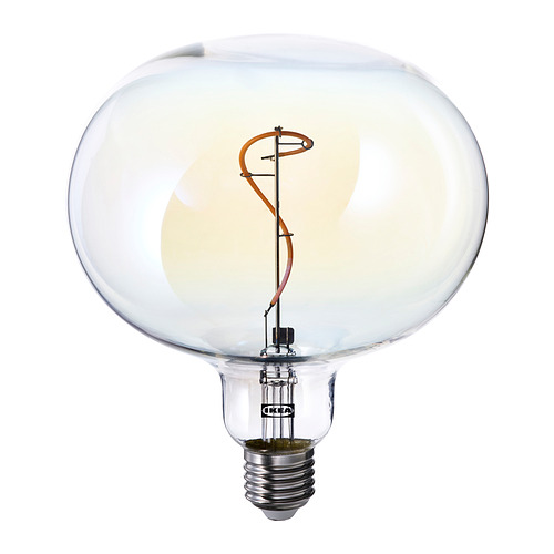 MOLNART - LED燈泡 E27 260流明, 橢圓形 彩色, 150 公厘 | IKEA 線上購物 - PE860744_S4