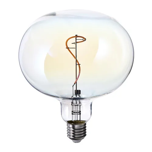 MOLNART - LED燈泡 E27 260流明, 橢圓形 彩色, 150 公厘 | IKEA 線上購物 - PE860744_S4
