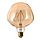 MOLNART - LED燈泡 E27 120流明, 鐘形 棕色 透明玻璃, 132 公厘 | IKEA 線上購物 - PE860745_S1