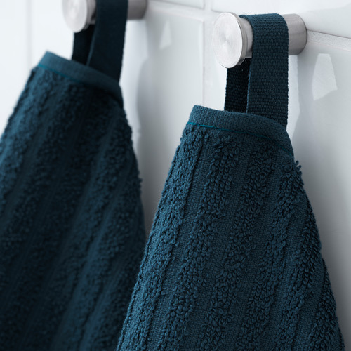 VÅGSJÖN - 毛巾, 深藍色 | IKEA 線上購物 - PE646604_S4