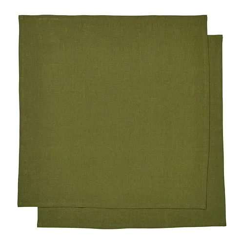 STOCKHOLM 2025 - 餐巾, 深綠色, 50x50 公分 | IKEA 線上購物 - PE964247_S4