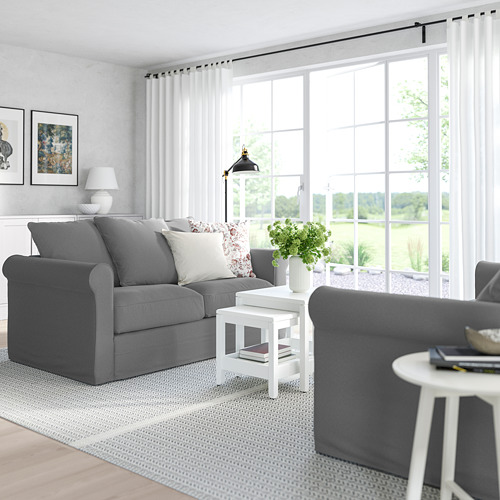 GRÖNLID - 2-seat sofa, Ljungen medium grey | IKEA Taiwan Online - PE763271_S4