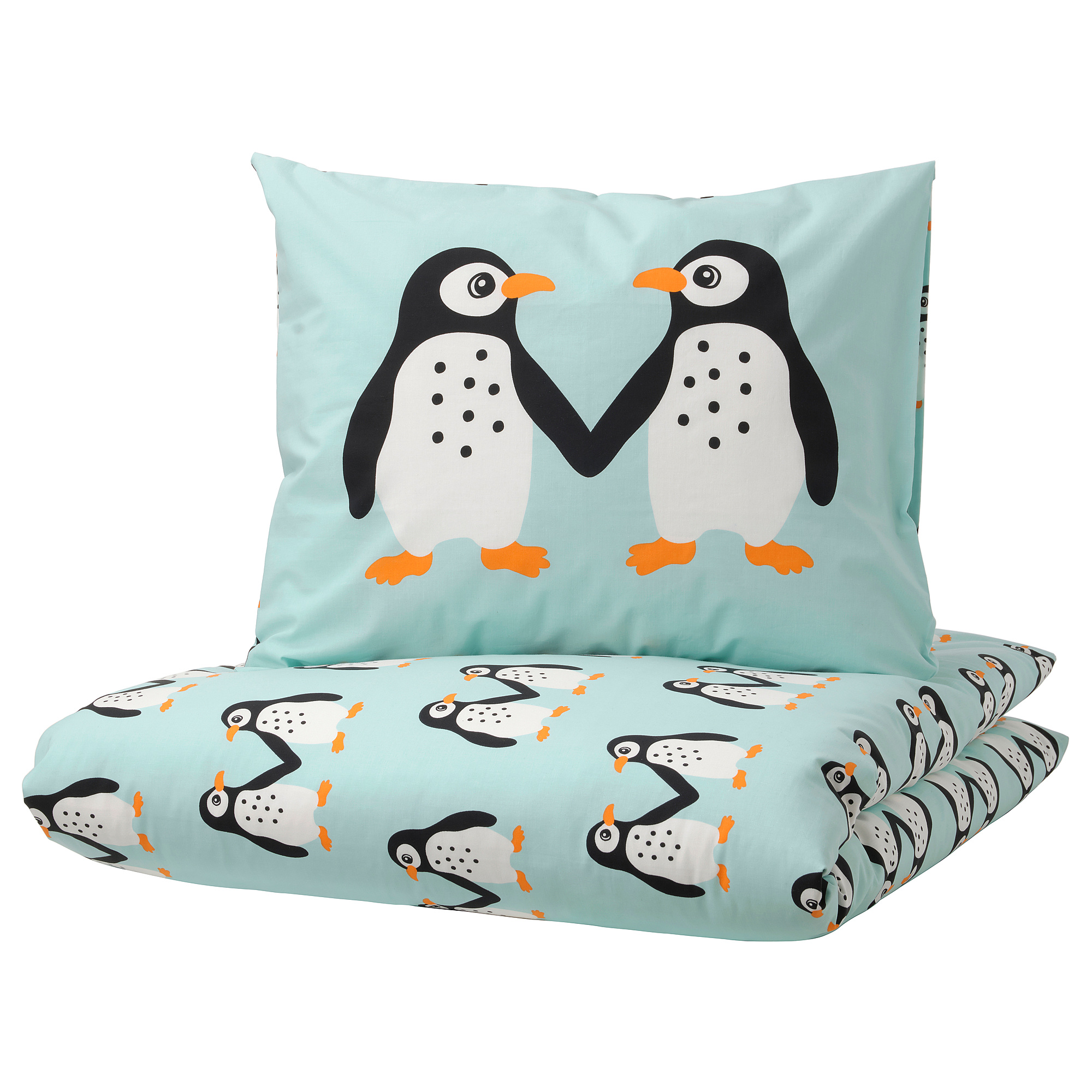 BLÅVINGAD duvet cover and pillowcase