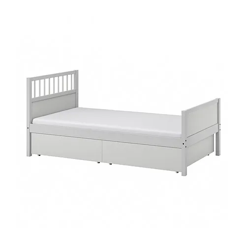 SMYGA - 床框附床底收納盒, 淺灰色, 90x200 公分 | IKEA 線上購物 - PE933939_S4
