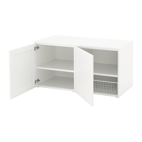 PLATSA - 儲物椅凳, 白色/Sannidal 白色, 120x57x63 公分 | IKEA 線上購物 - PE672700_S4