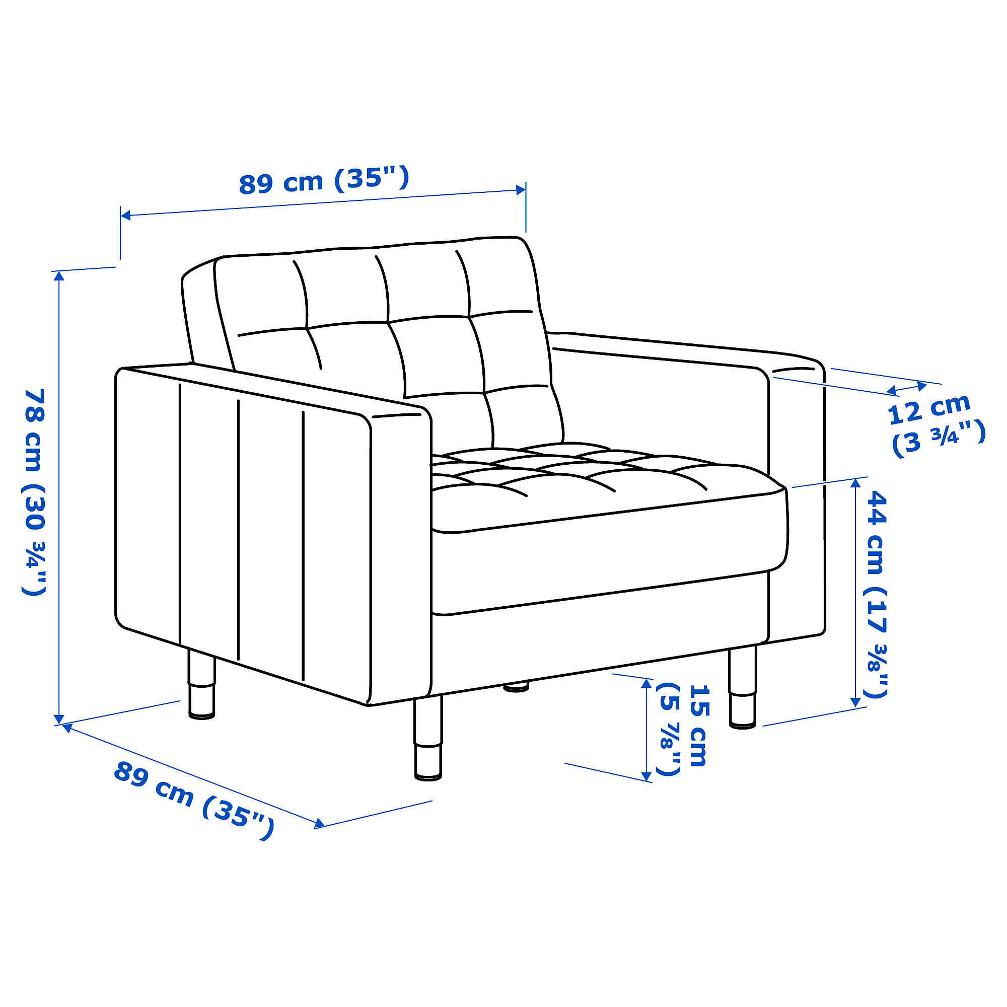 LANDSKRONA armchair