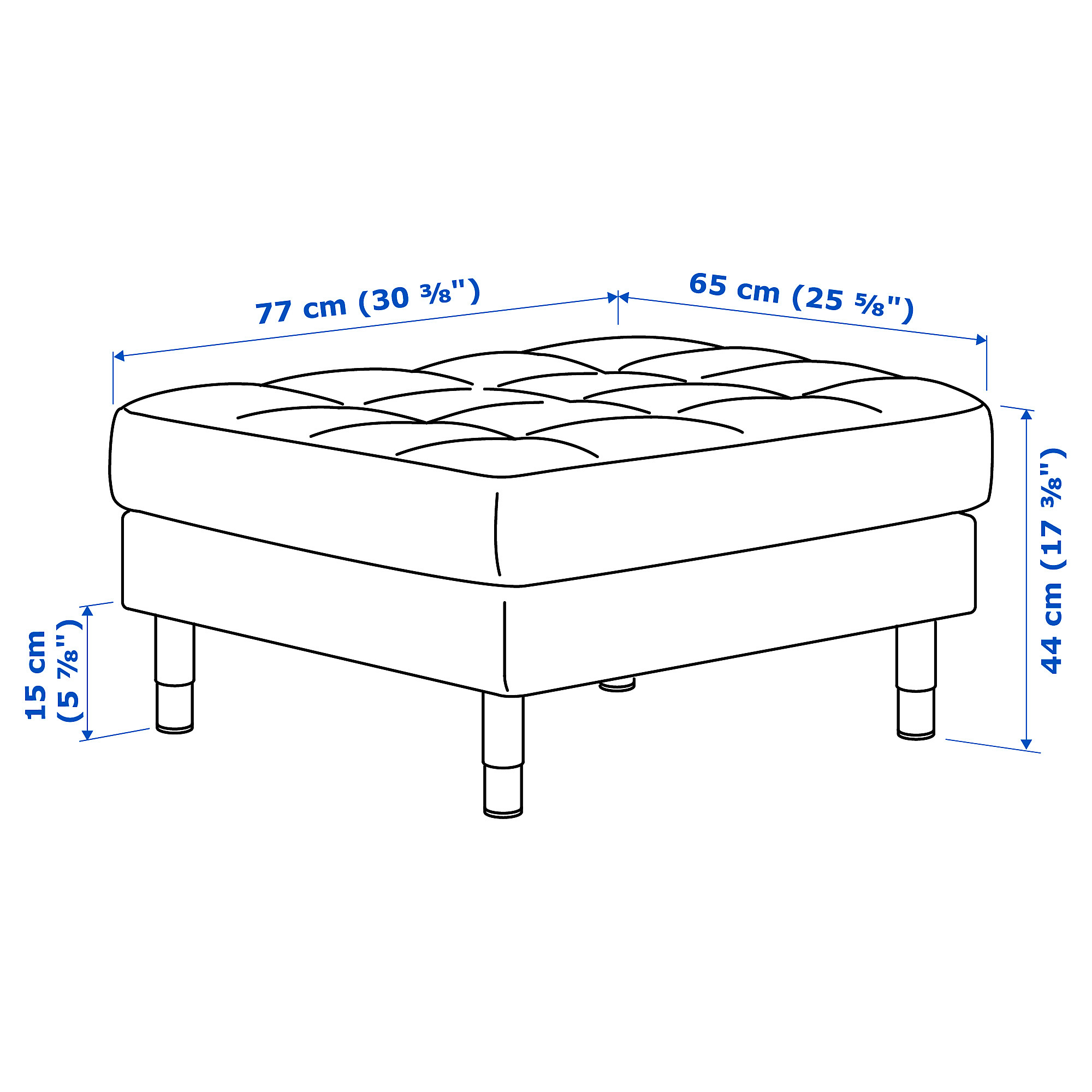 LANDSKRONA footstool