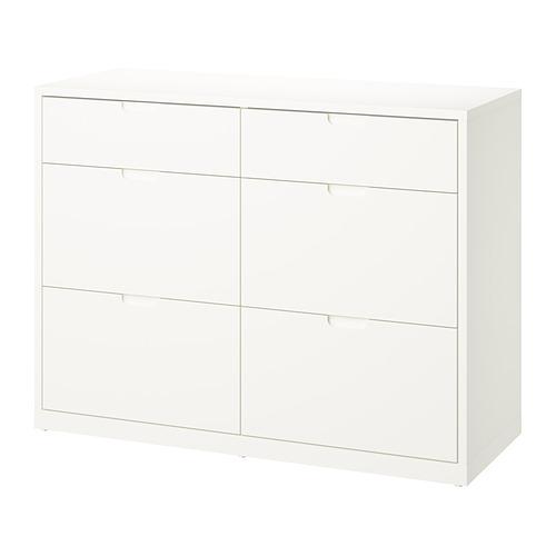 TONSTAD - 抽屜櫃/6抽, 淺乳白色, 120x47x91 公分 | IKEA 線上購物 - PE933966_S4