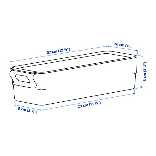 KLIPPKAKTUS storage box for fridge