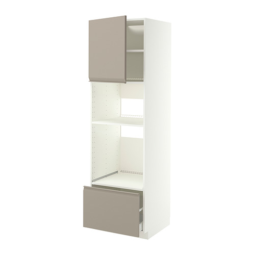 METOD/MAXIMERA high cabinet f built-in appliances