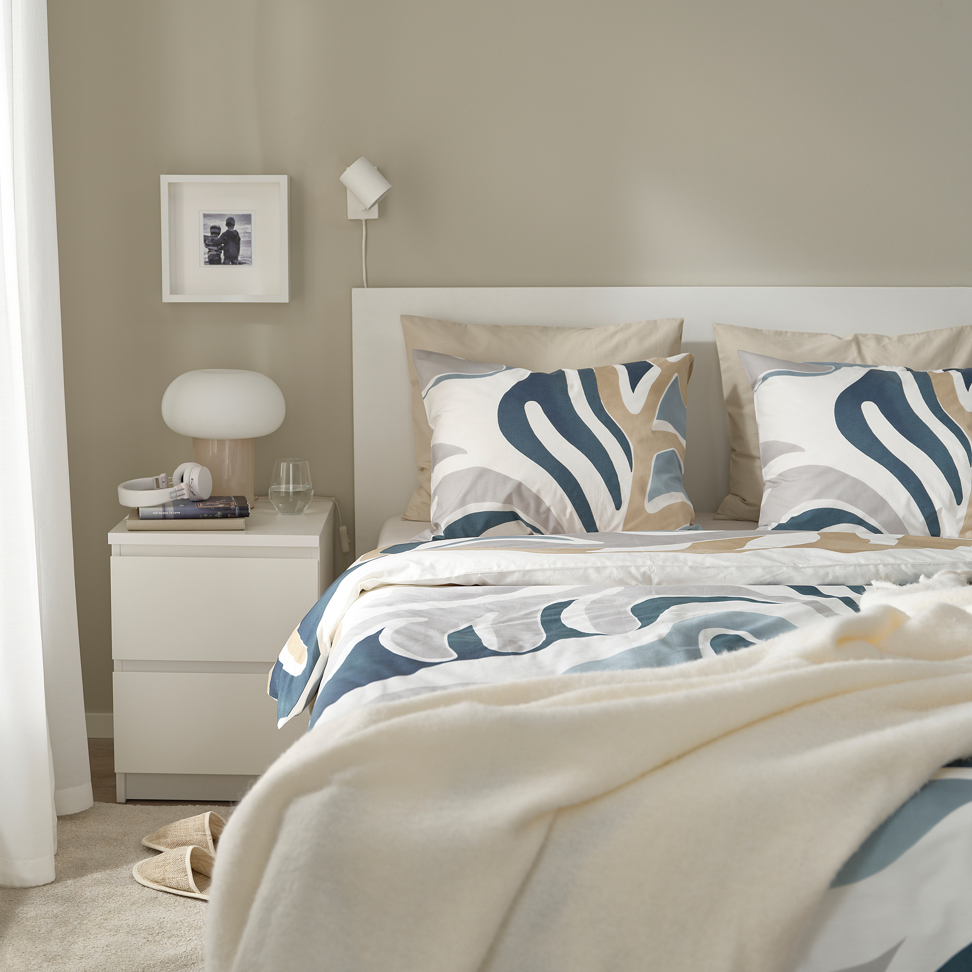 MYGGLASVINGE duvet cover and 2 pillowcases