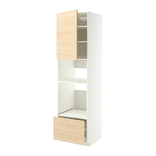 METOD/MAXIMERA high cabinet f built-in appliances