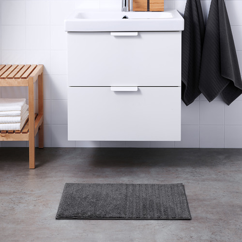 VINNFAR - 浴室腳踏墊, 深灰色 | IKEA 線上購物 - PE646278_S4