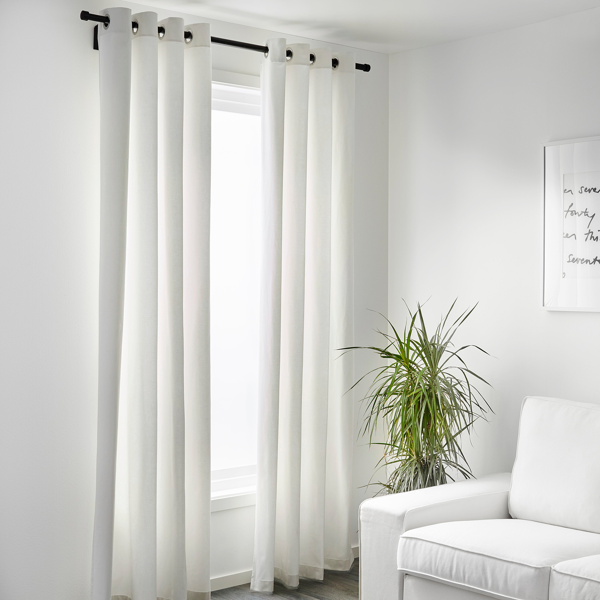 MERETE room darkening curtains, 1 pair