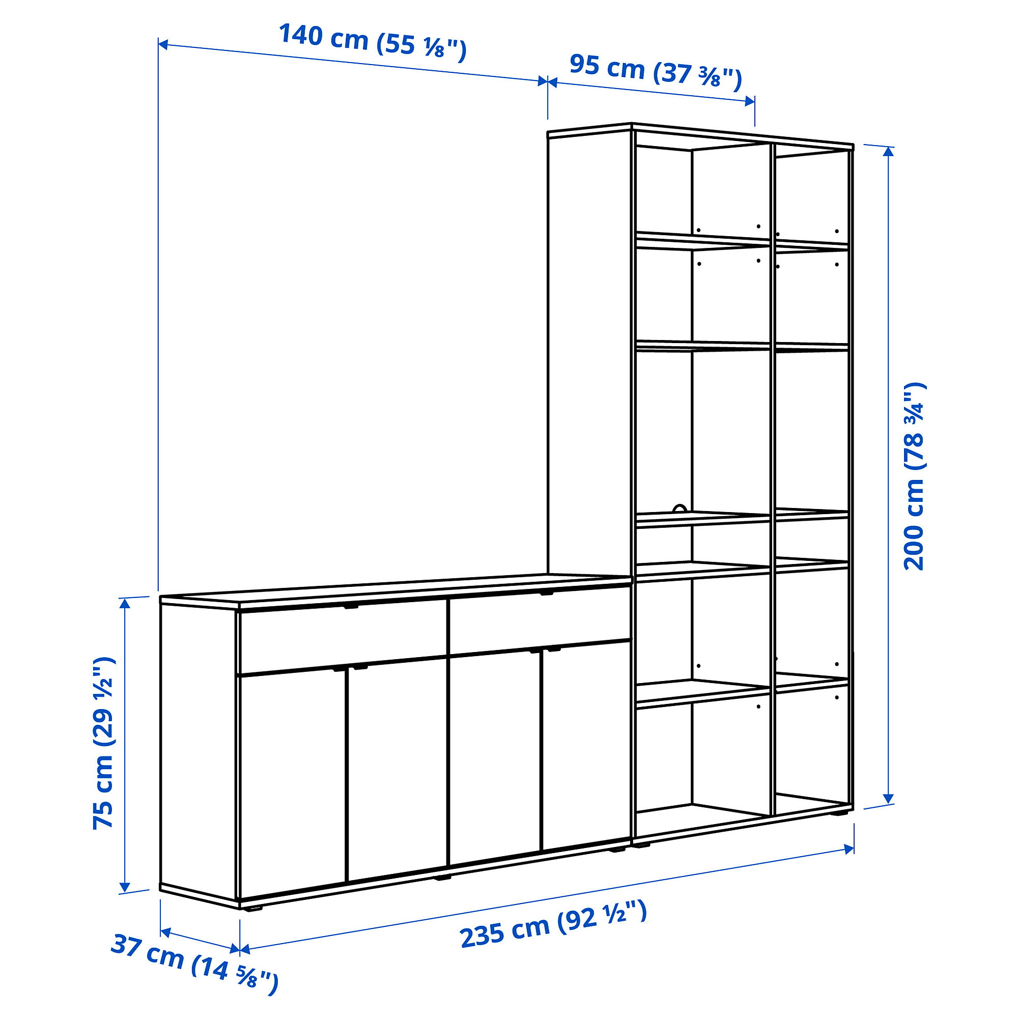 VIHALS storage combination