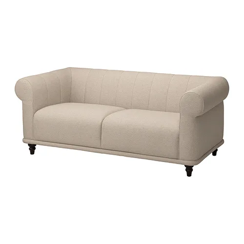 VISKAFORS - 雙人座沙發, Lejde 淺米色/棕色 | IKEA 線上購物 - PE861046_S4