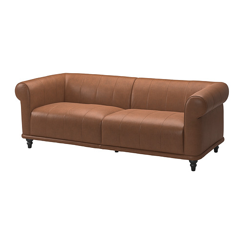 VISKAFORS - 3-seat sofa, Högalid brown/brown, 224x90x74 cm | IKEA Taiwan Online - PE861045_S4