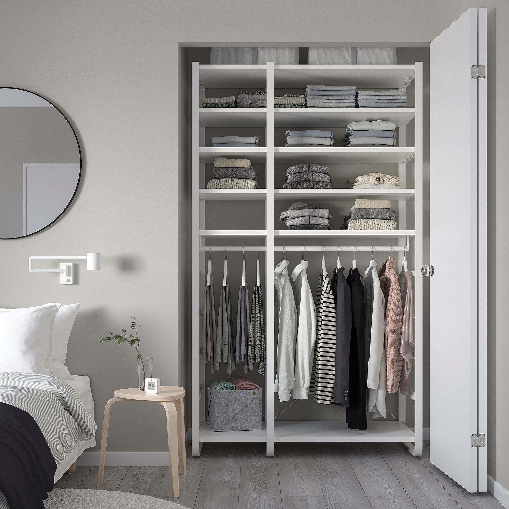 ELVARLI wardrobe combination