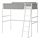 VITVAL - loft bed frame, white/light grey, 90x200 cm | IKEA Taiwan Online - PE722324_S1