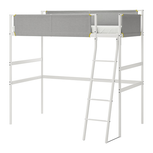 VITVAL - 高腳床框, 白色/淺灰色 | IKEA 線上購物 - PE722324_S4