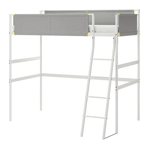 VITVAL - 高腳床框, 白色/淺灰色, 90x200 公分 | IKEA 線上購物 - PE722324_S4